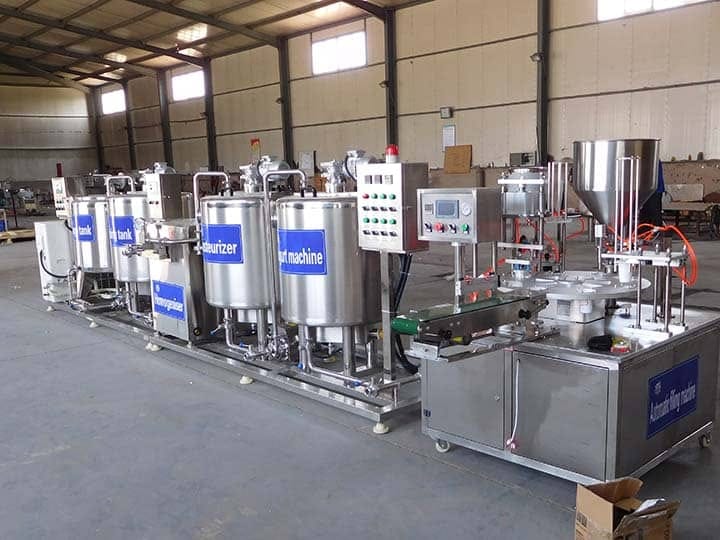 200L yogurt making process