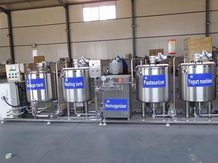 small scale yogurt production line